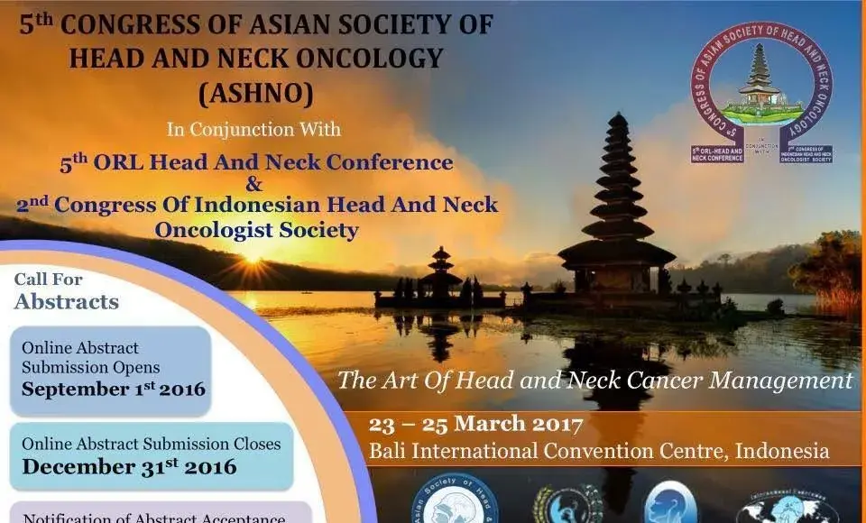 5th ASHNO, 2nd ENT-HNO Conference, dan 2nd PERDOKLI di Bali